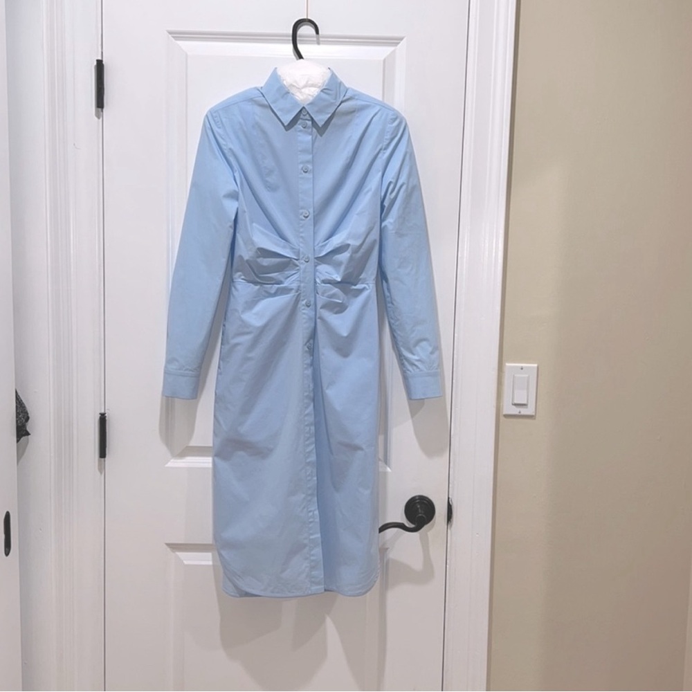 COS poplin shirt dress